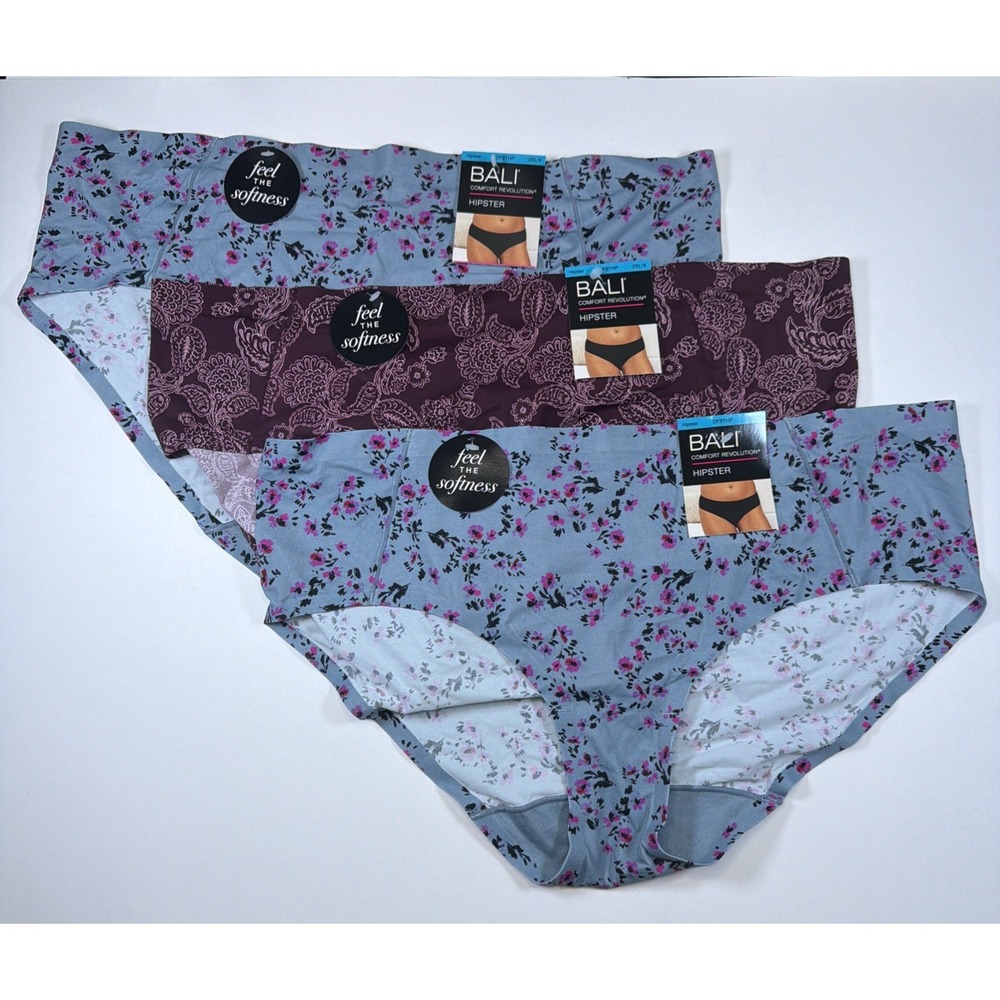 Bali Women's Comfort Revolution Hipster Panty DFSTHP 9/2XL DFSTHP 3 Pk NEW